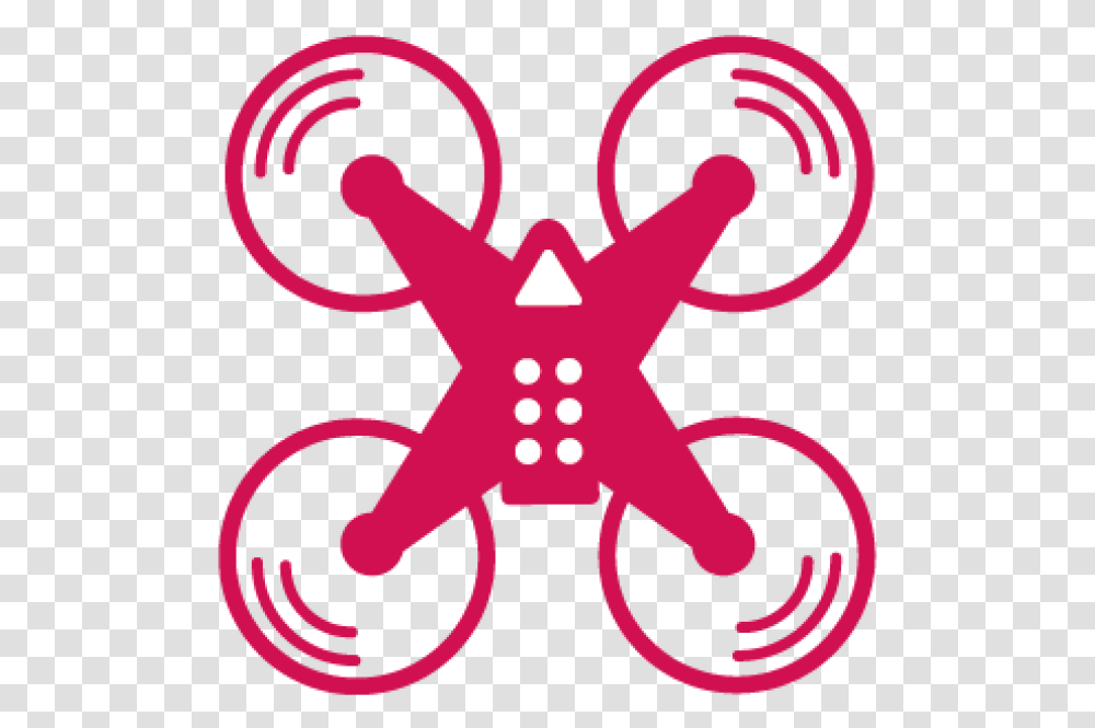 Skills Supply Drone Icon Pink Unmanned Aerial Vehicle, Poster, Advertisement, Hand Transparent Png