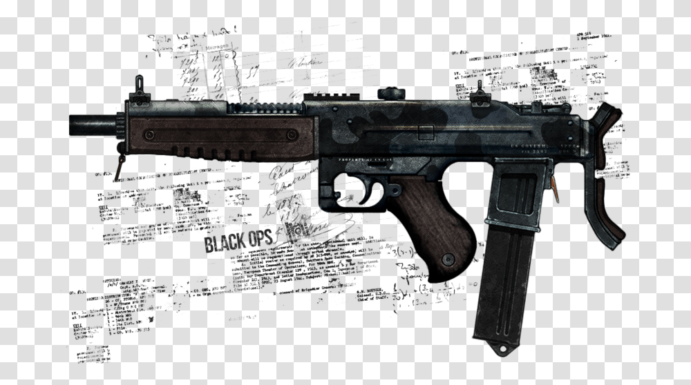 Skin 2 Mp6 Blackops, Gun, Weapon, Weaponry, Machine Gun Transparent Png
