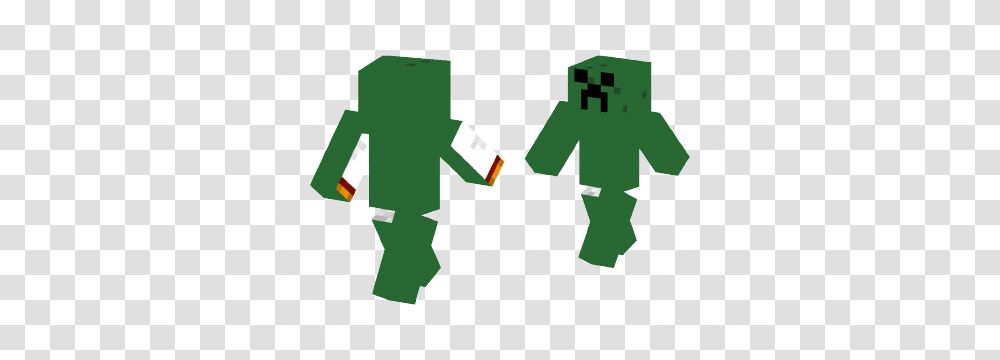Skin Creeper Minecraft Skins, Recycling Symbol, Green, Cross, Elf Transparent Png