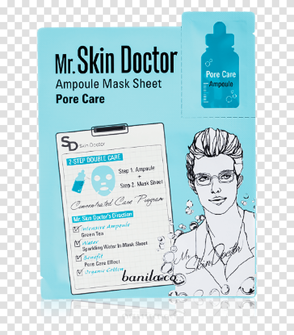 Skin Doctor Ampoule Mask Sheet Line Art, Flyer, Poster, Paper Transparent Png
