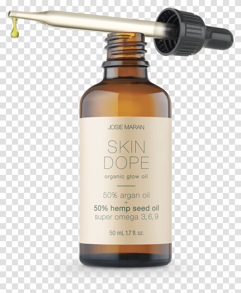 Skin Dope Argan Oil Hemp Seed Oil Josie Maran Skin Dope, Bottle, Shaker, Cosmetics, Aluminium Transparent Png