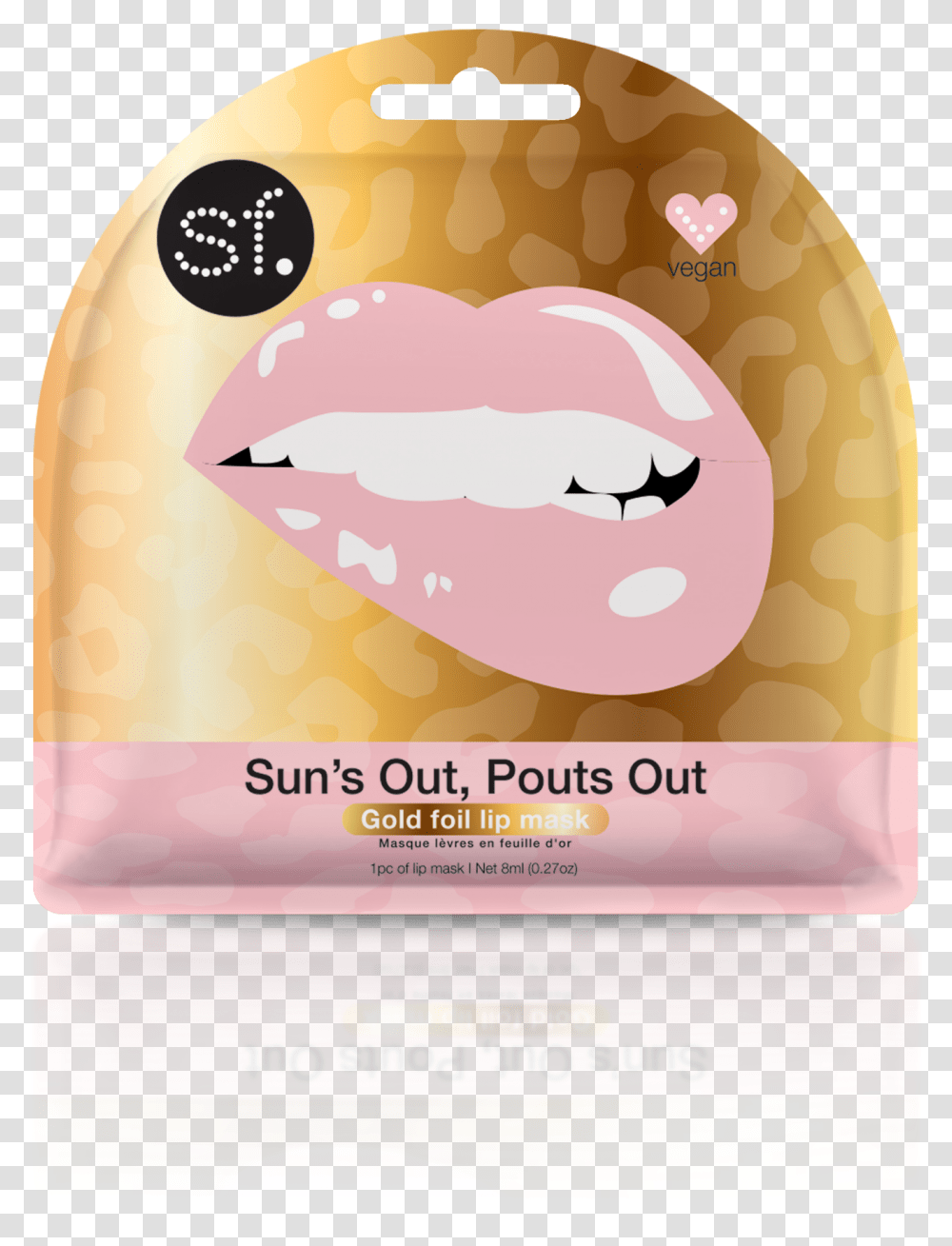 Skin Forum Gold Foil Lip Mask Lips, Food, Soap Transparent Png