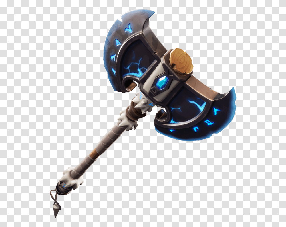 Skin Fyra Battle Axe Fortnite, Helmet, Apparel, Person Transparent Png