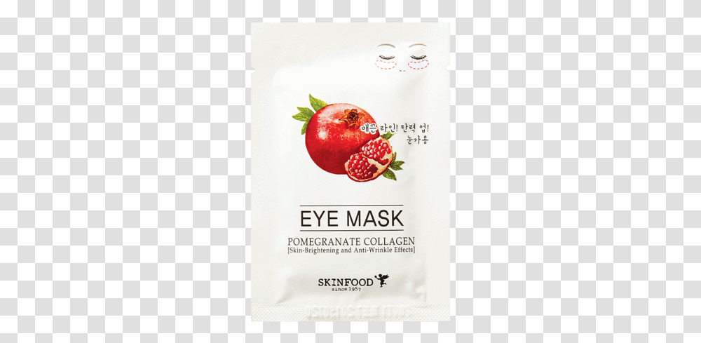 Skinfood Pomegranate Collagen V Zone Patch Mask, Plant, Produce, Fruit Transparent Png