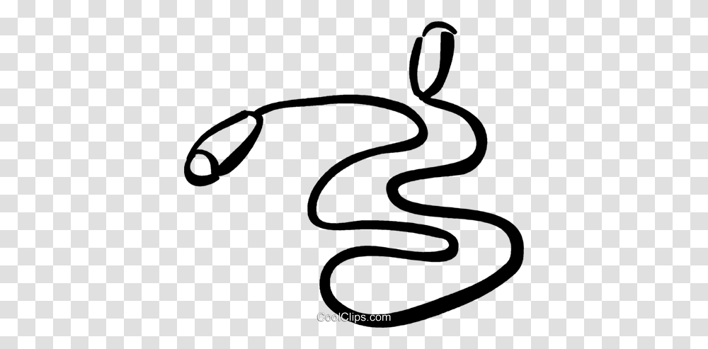 Skipping Rope Royalty Free Vector Clip Art Illustration, Handwriting, Snake, Reptile Transparent Png