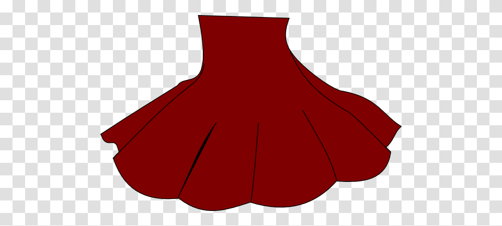 Skirt Red Clipart, Apparel, Plant, Cape Transparent Png