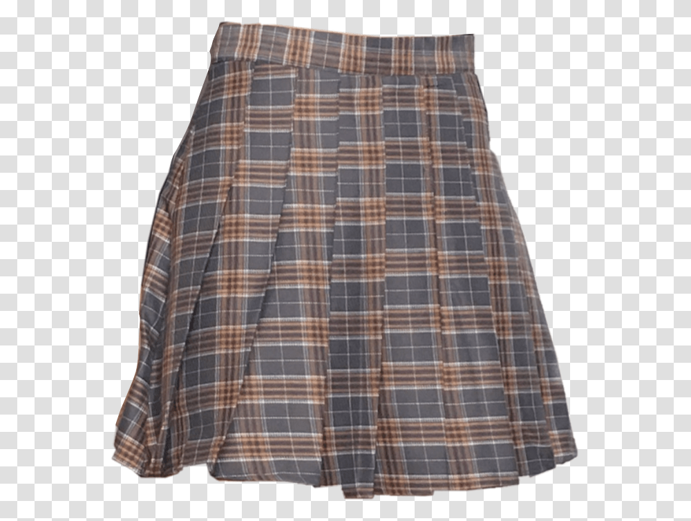 Skirt Vintage Retro Plaid Clothes Polyvore Vintage Plaid Skirt, Apparel Transparent Png