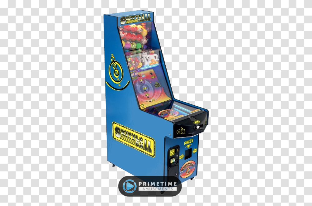 Skittle Ball Primetime Amusements Video Game Arcade Cabinet, Arcade Game Machine, Pac Man Transparent Png