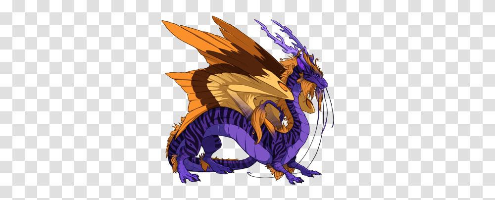 Skittles Dragons Dragon Share Flight Rising Purple And Orange Dragon Transparent Png