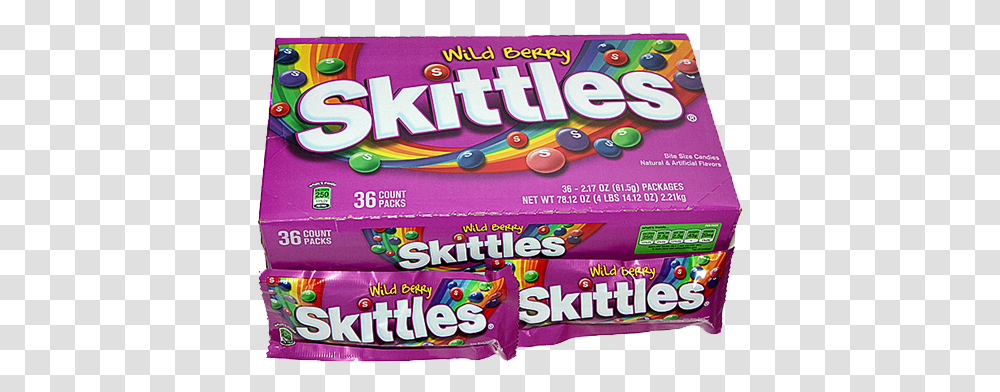 Skittles Wild Berry Bite Size Candies Skittles, Flyer, Poster, Paper, Advertisement Transparent Png