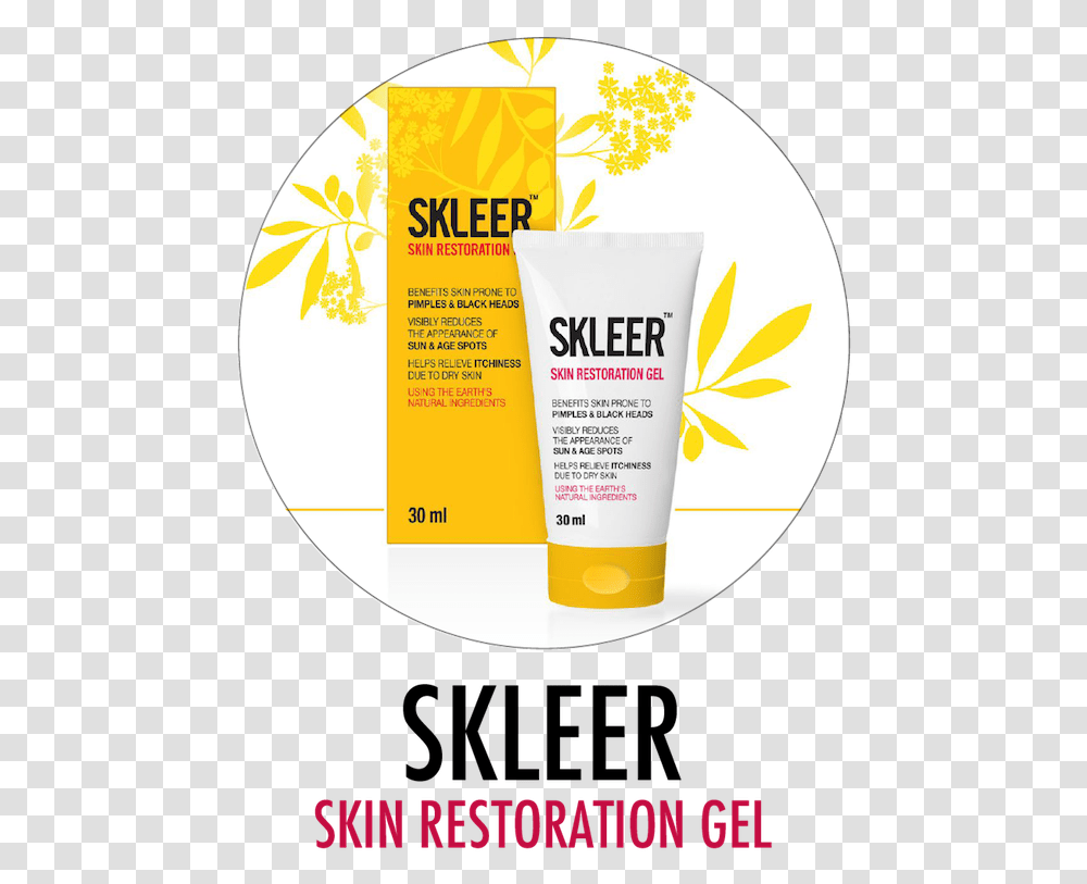 Skleer Skin, Sunscreen, Cosmetics, Bottle, Label Transparent Png