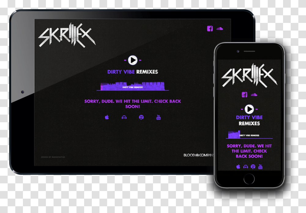 Skrillex Microsite Downloads Skrillex, Mobile Phone, Electronics, Cell Phone, Computer Transparent Png