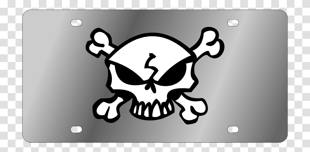 Skull Amp Crossbones Skull, Stencil, Logo, Trademark Transparent Png