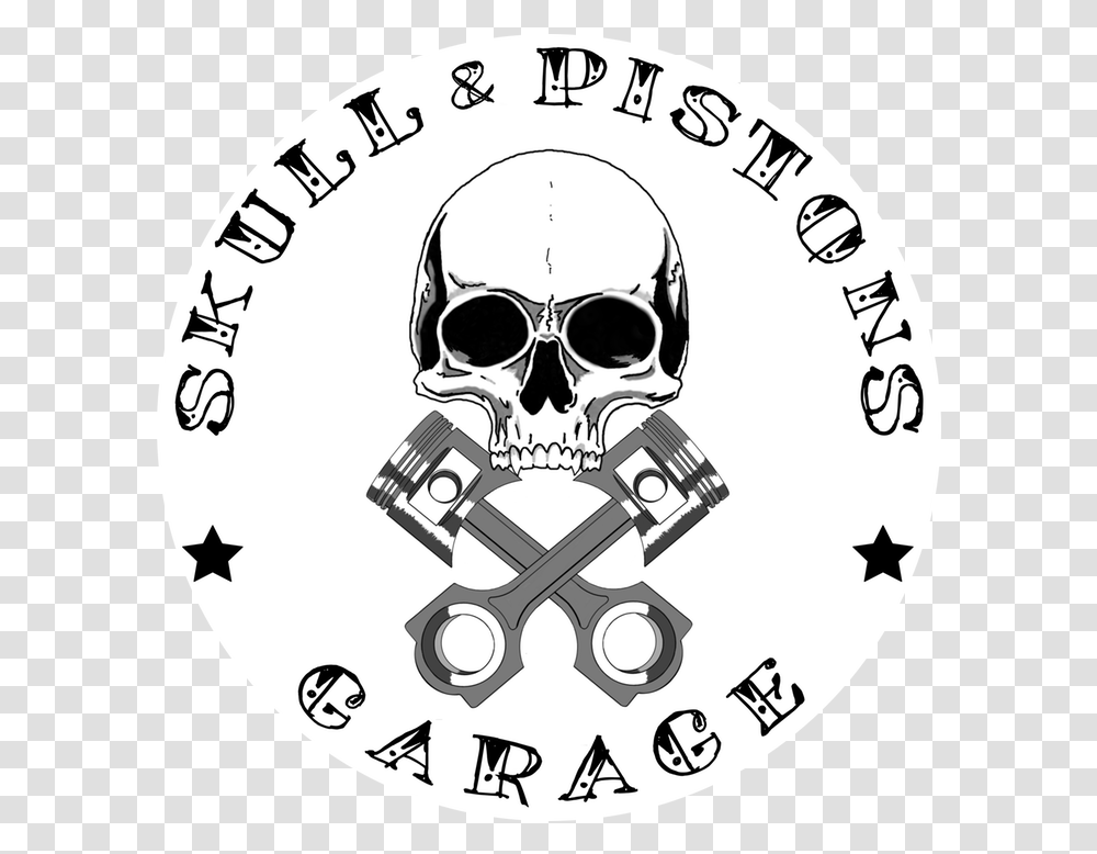 Skull Amp Pistons Garage Was Established In 2014 By Two Rose Tattoo Font, Sunglasses, Accessories, Accessory, Pirate Transparent Png