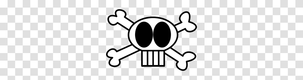 Skull And Bones Clip Art Free, Stencil, Silhouette Transparent Png