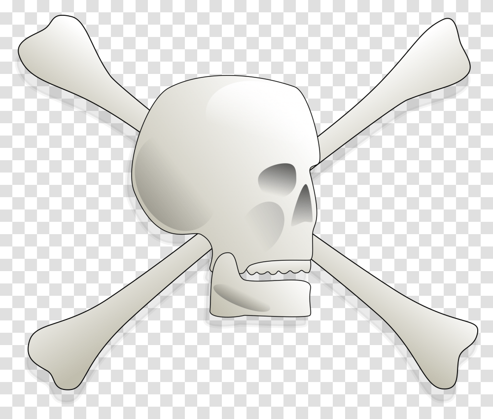 Skull And Bones Clip Arts Skull And Bones, Cutlery, Hammer, Tool, Rattle Transparent Png
