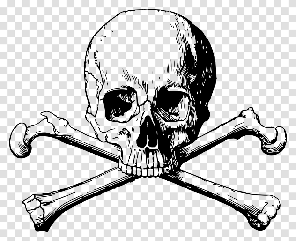 Skull And Bones, Gray, World Of Warcraft Transparent Png