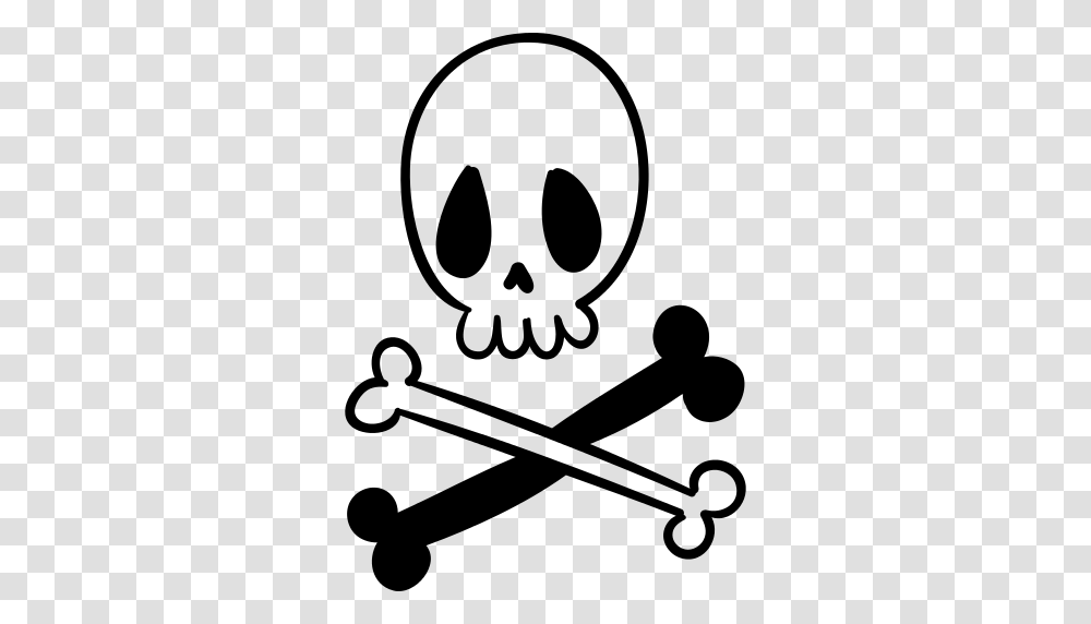 Skull And Bones Icon, Gray, World Of Warcraft Transparent Png