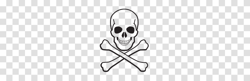 Skull And Bones Wall Decal Dezign With A Z, Pirate, Head, Jaw Transparent Png