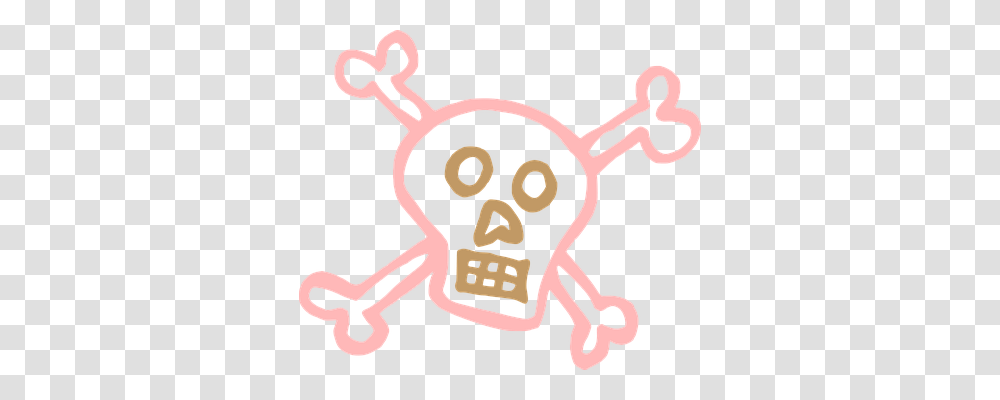 Skull And Crossbones Symbol, Security, Key, Stencil Transparent Png