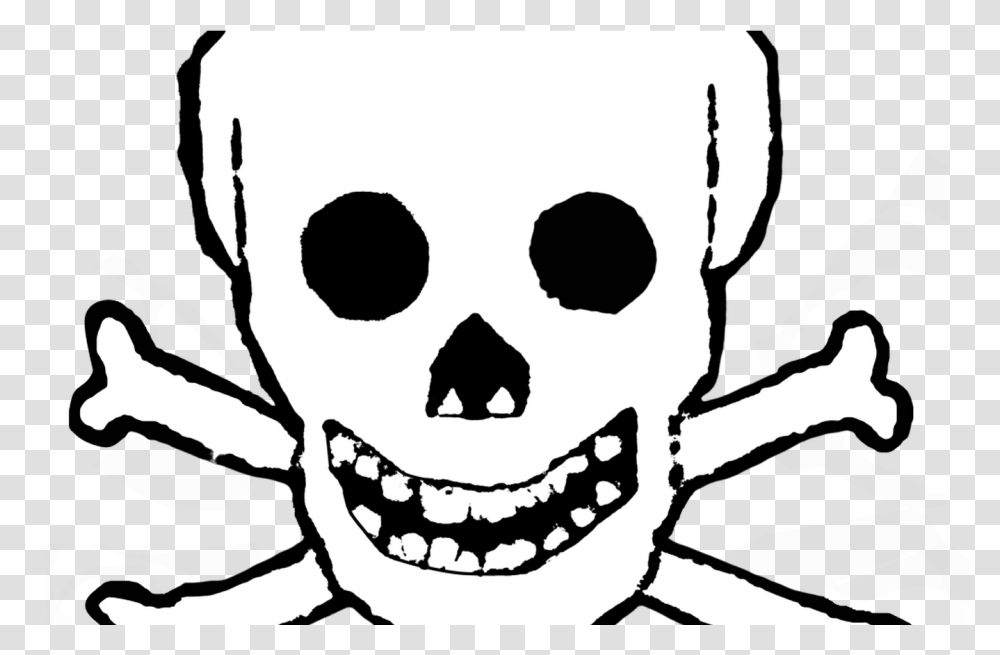 Skull And Crossbones Background Bhoot, Stencil, Person, Human, Bear Transparent Png