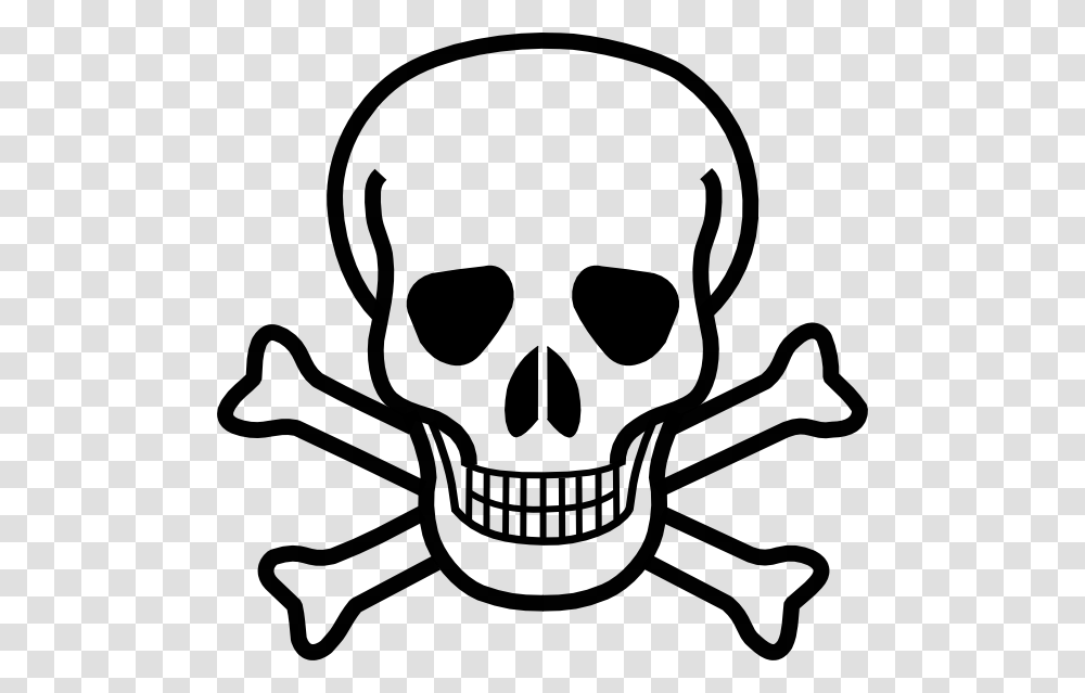 Skull And Crossbones Clip Art, Stencil, Emblem, Logo Transparent Png