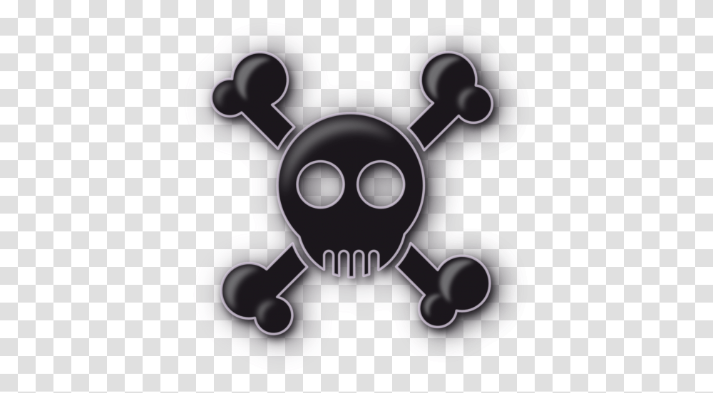 Skull And Crossbones Creepy Halloween Public Domain Icon Scull, Gun, Weapon, Weaponry, Stencil Transparent Png