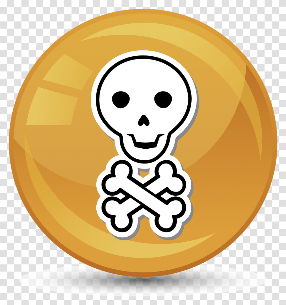 Skull And Crossbones Death Imagens De Caveira De Halloween, Ball, Sphere, Soccer Ball, Football Transparent Png