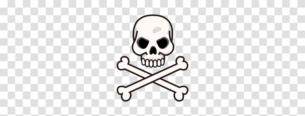 Skull And Crossbones Emojidex, Pirate Transparent Png
