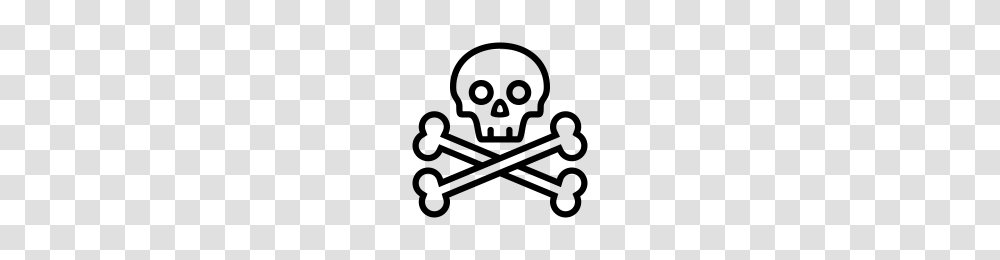 Skull And Crossbones Icons Noun Project, Gray, World Of Warcraft Transparent Png