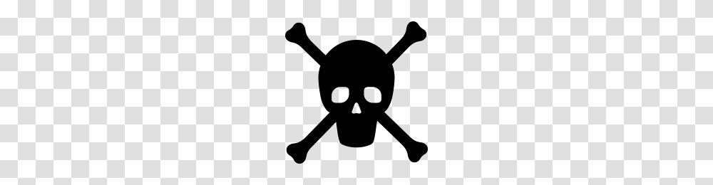 Skull And Crossbones Icons Noun Project, Gray, World Of Warcraft Transparent Png