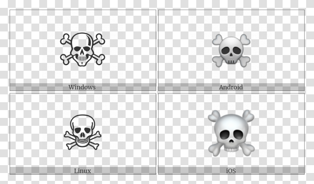 Skull And Crossbones On Various Operating Systems Ascii Table Skull And Crossbones, Video Gaming, Super Mario, Performer Transparent Png