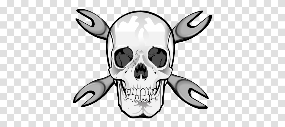 Skull And Crossed Wrench, Head, Face, Blow Dryer, Appliance Transparent Png
