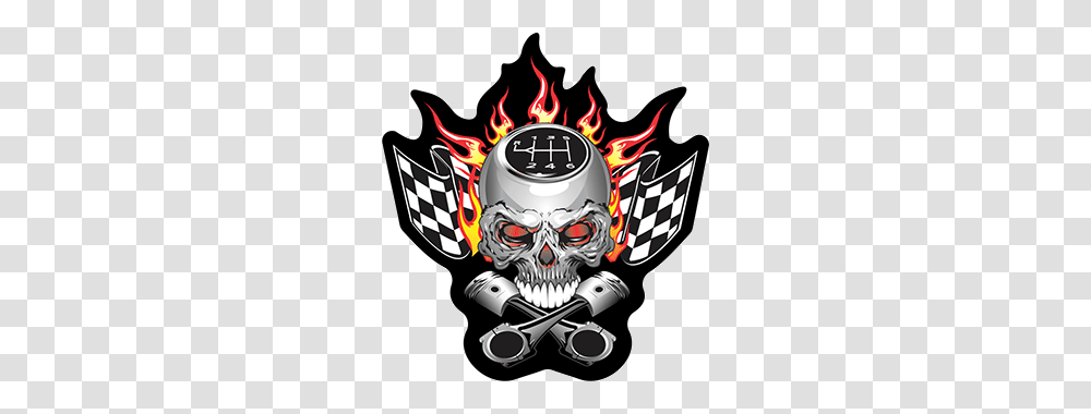 Skull And Piston Clipart Free Clipart, Emblem, Apparel Transparent Png