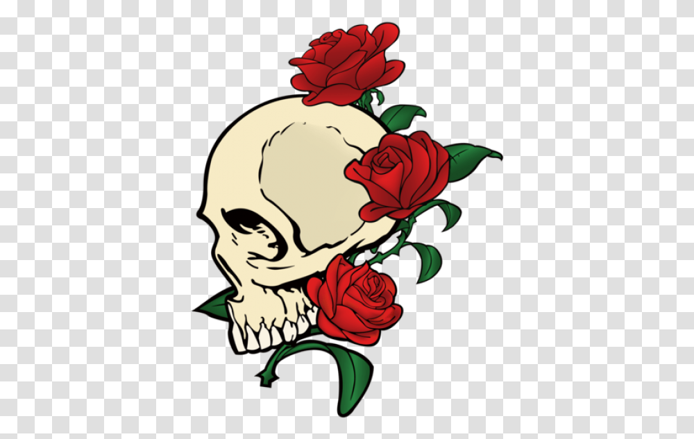 Skull And Rose, Flower, Plant, Blossom, Cupid Transparent Png