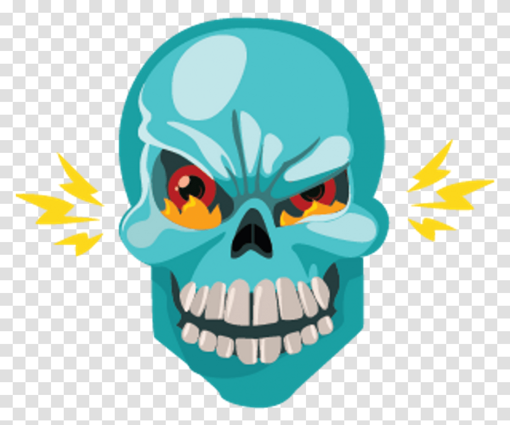 Skull Angry Mad Skull, Teeth, Mouth Transparent Png