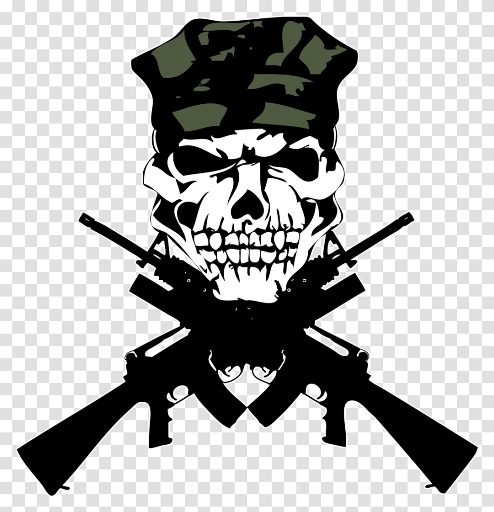 Skull Border 2nd Amendment God Guns Guts Made America Free, Pirate, Emblem Transparent Png