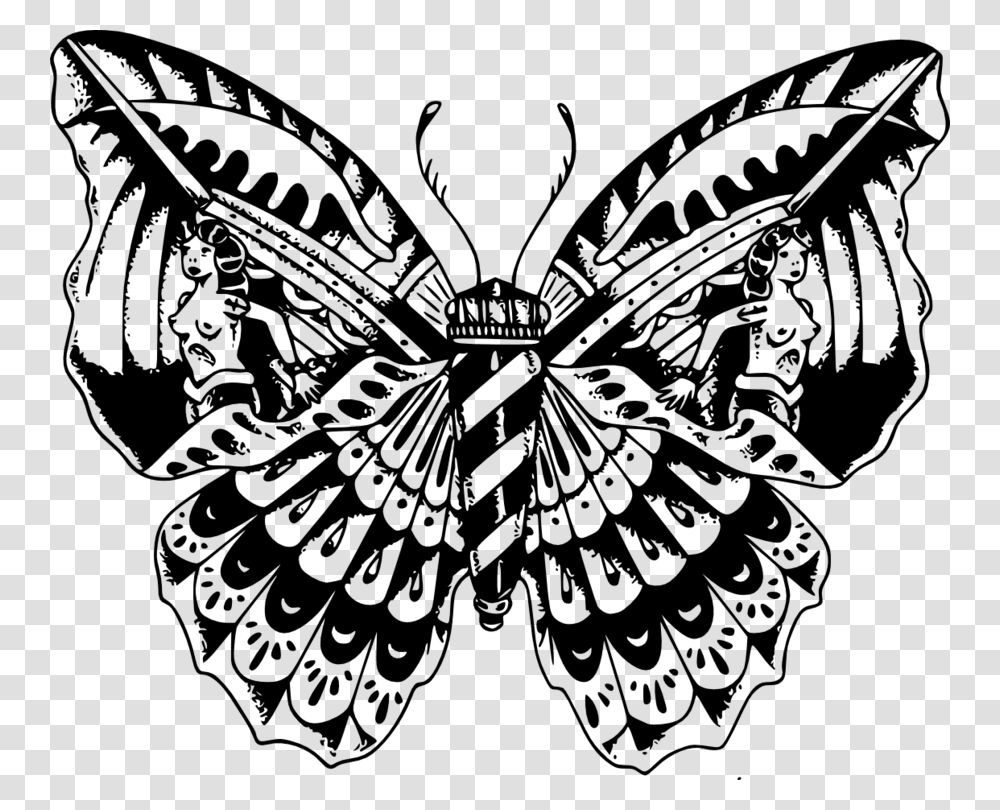 Skull Butterfly Drawing At Getdrawings, Gray, World Of Warcraft Transparent Png