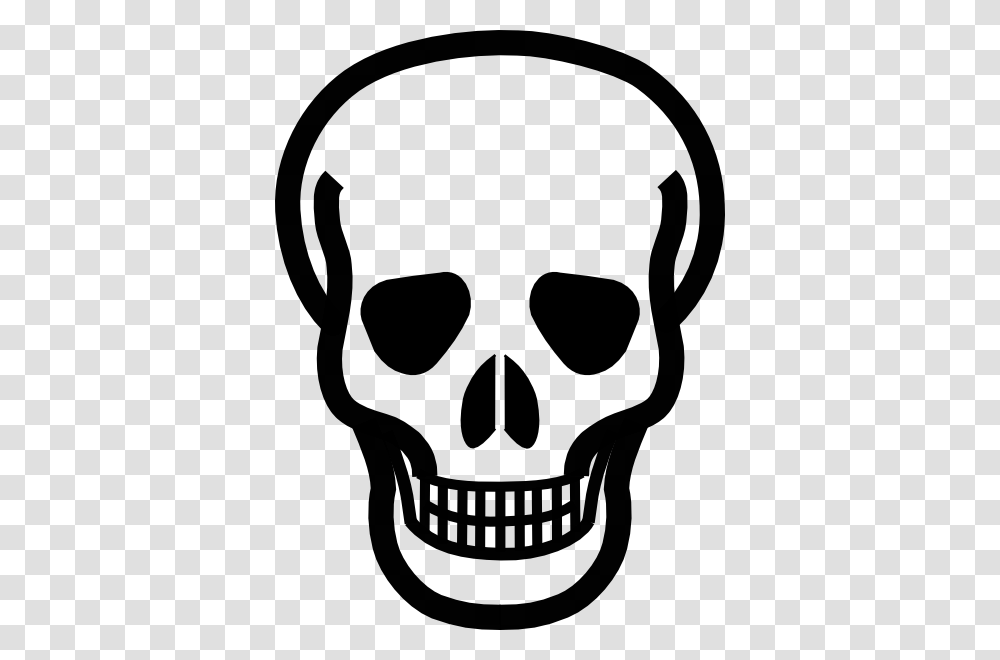 Skull Clipart Basic, Stencil, Emblem, Logo Transparent Png