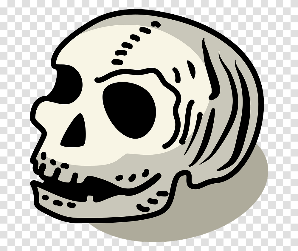 Skull Clipart Cc0 Bones, Meal, Food, Dish, Pirate Transparent Png