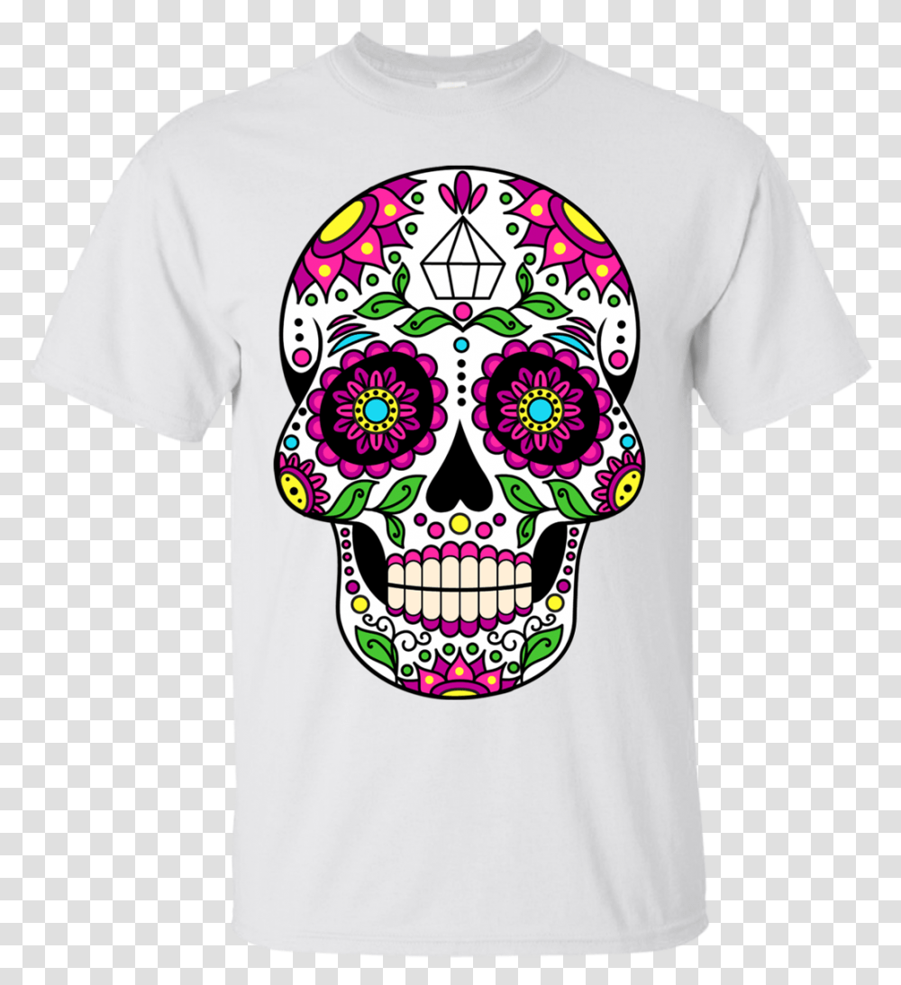 Skull Clipart Day Of The Dead, Apparel, T-Shirt, Plant Transparent Png
