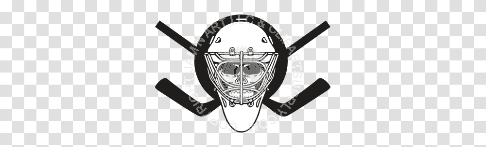 Skull Clipart Hockey, Hook, Emblem Transparent Png