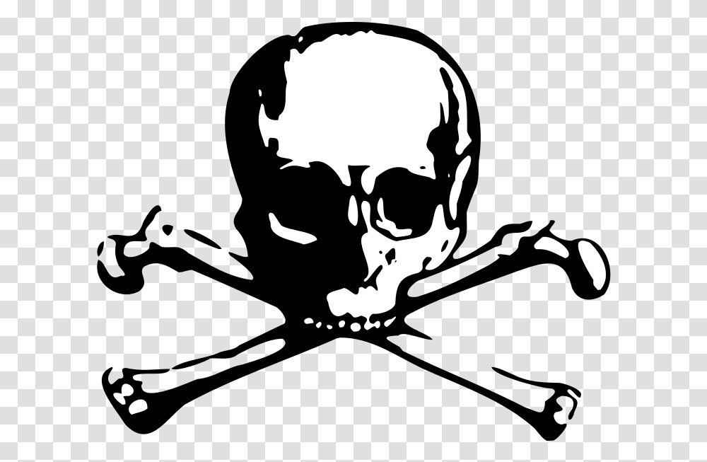 Skull Crossbones Vector, Stencil Transparent Png