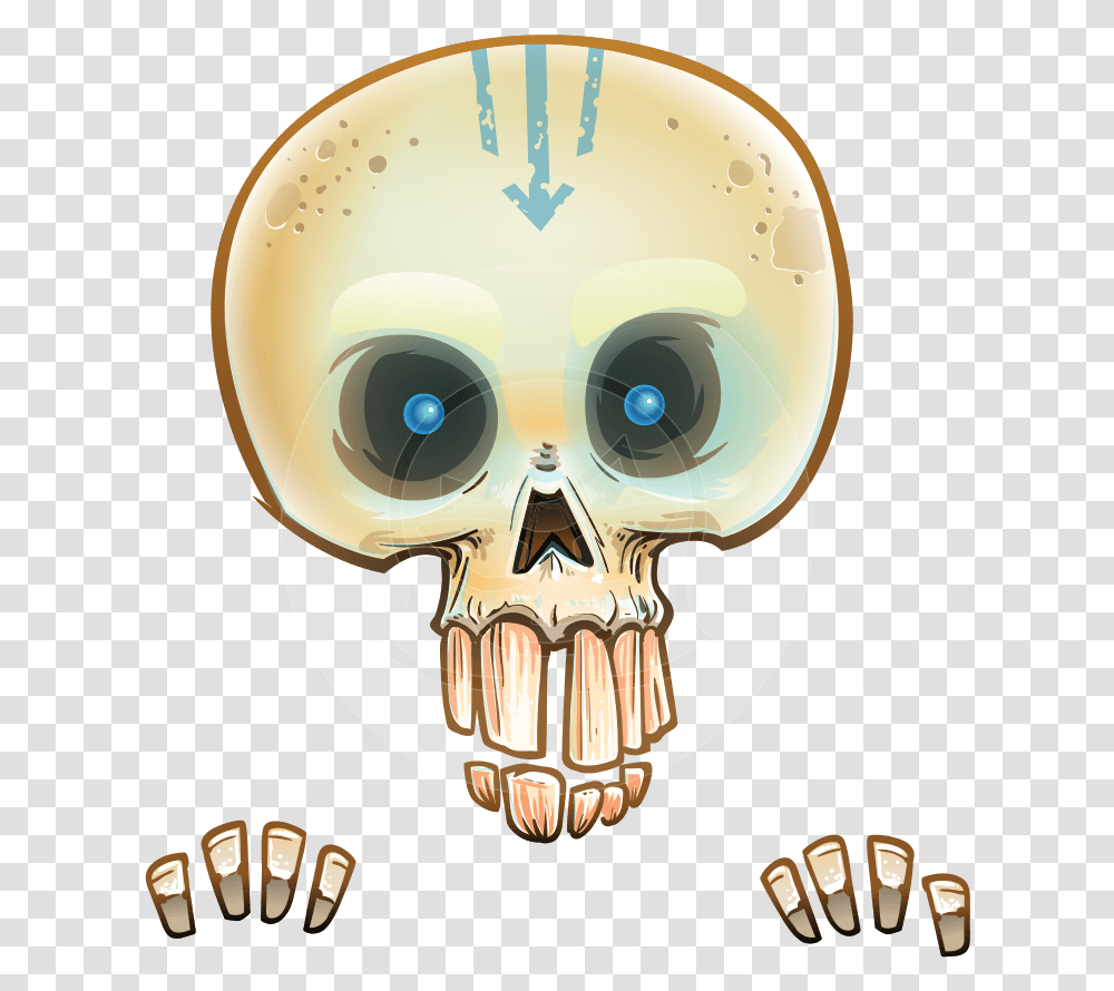 Skull, Disk, Alien, Teeth, Mouth Transparent Png