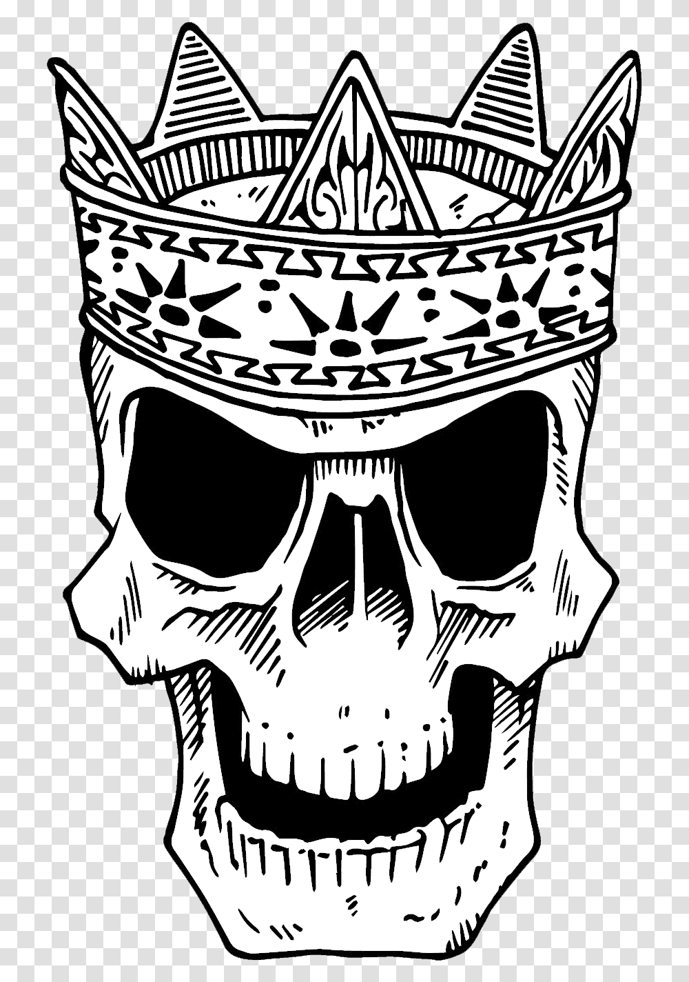 Skull, Drawing, Doodle, Architecture Transparent Png