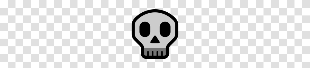 Skull Emoji On Microsoft Windows Anniversary Update, Light, Lightbulb, Stencil Transparent Png