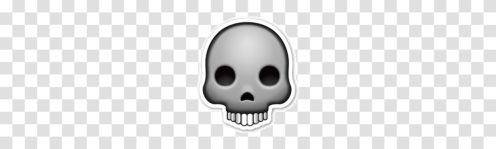 Skull Emoji Sticker, Jaw, Mask, Head, Helmet Transparent Png