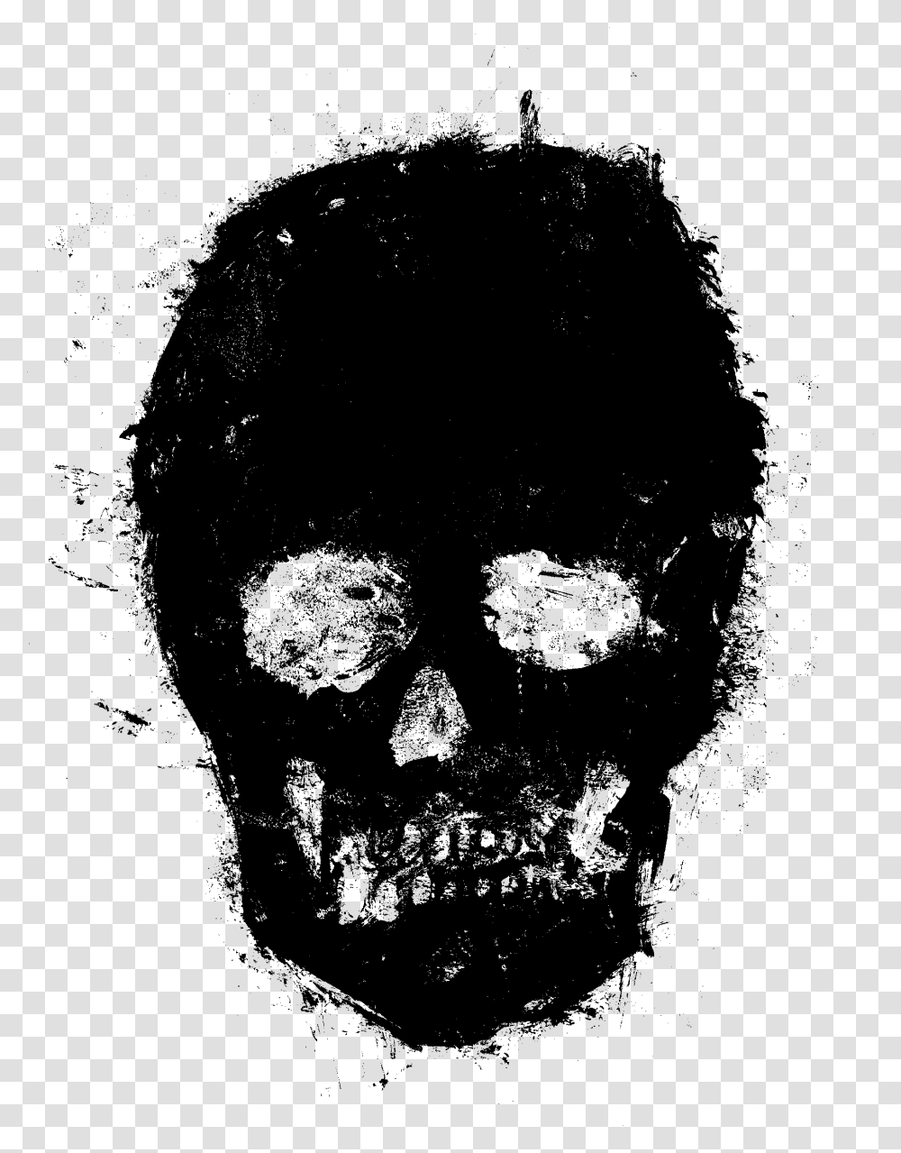 Skull Face, Gray, World Of Warcraft Transparent Png