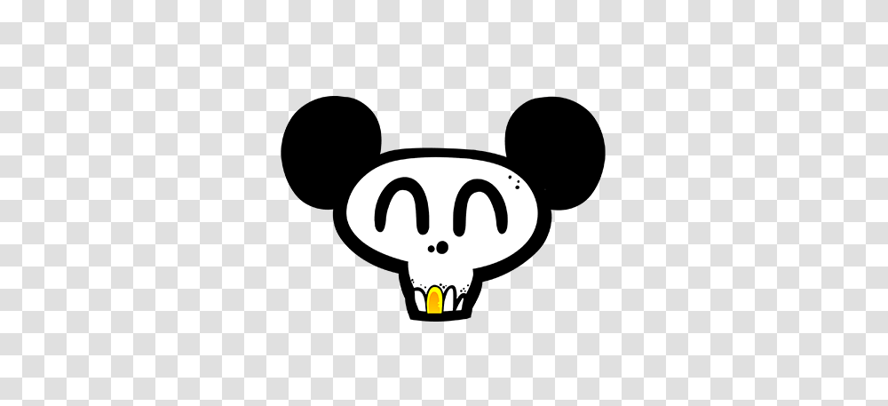 Skull Face Mickey Mouse Tshirt, Plant, Stencil, Food Transparent Png
