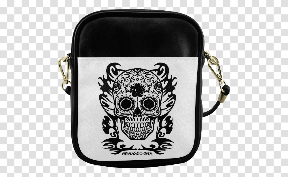 Skull Flowers Sling Bag Shoulder Bag Lgbt, Handbag, Accessories, Accessory, Purse Transparent Png